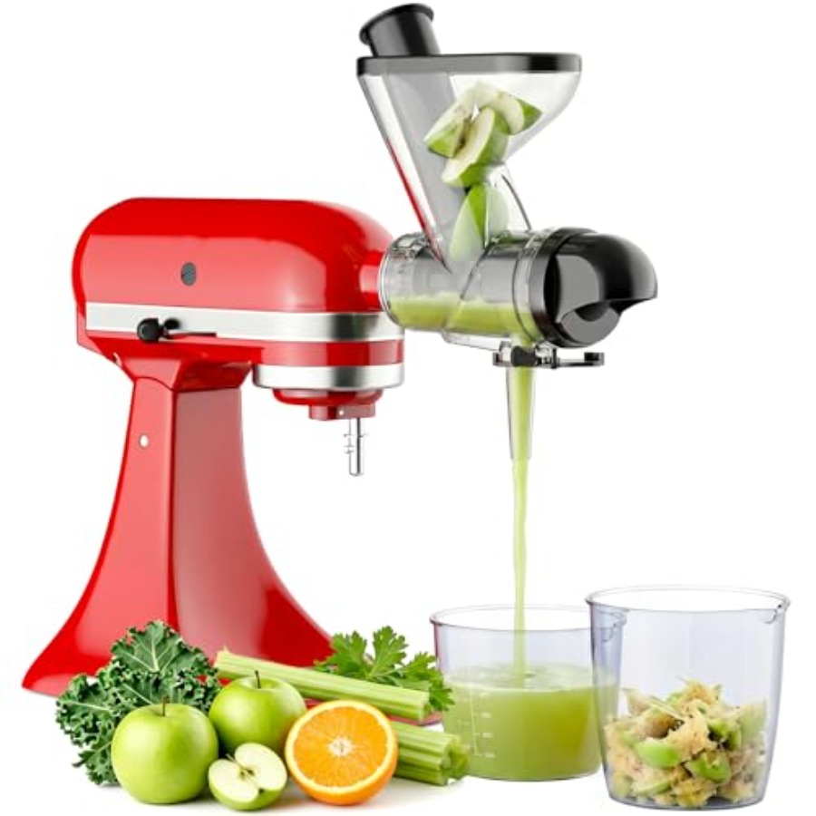 Cold Press Juicer - KitchenAid stand mixer attachment: masticating juicer