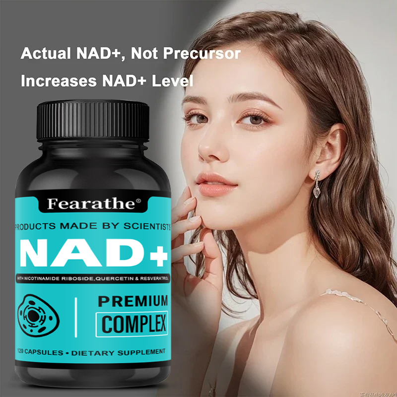 Health Wellness Vitality - NAD+ Resveratrol Capsules, Support Cellular Vitality,