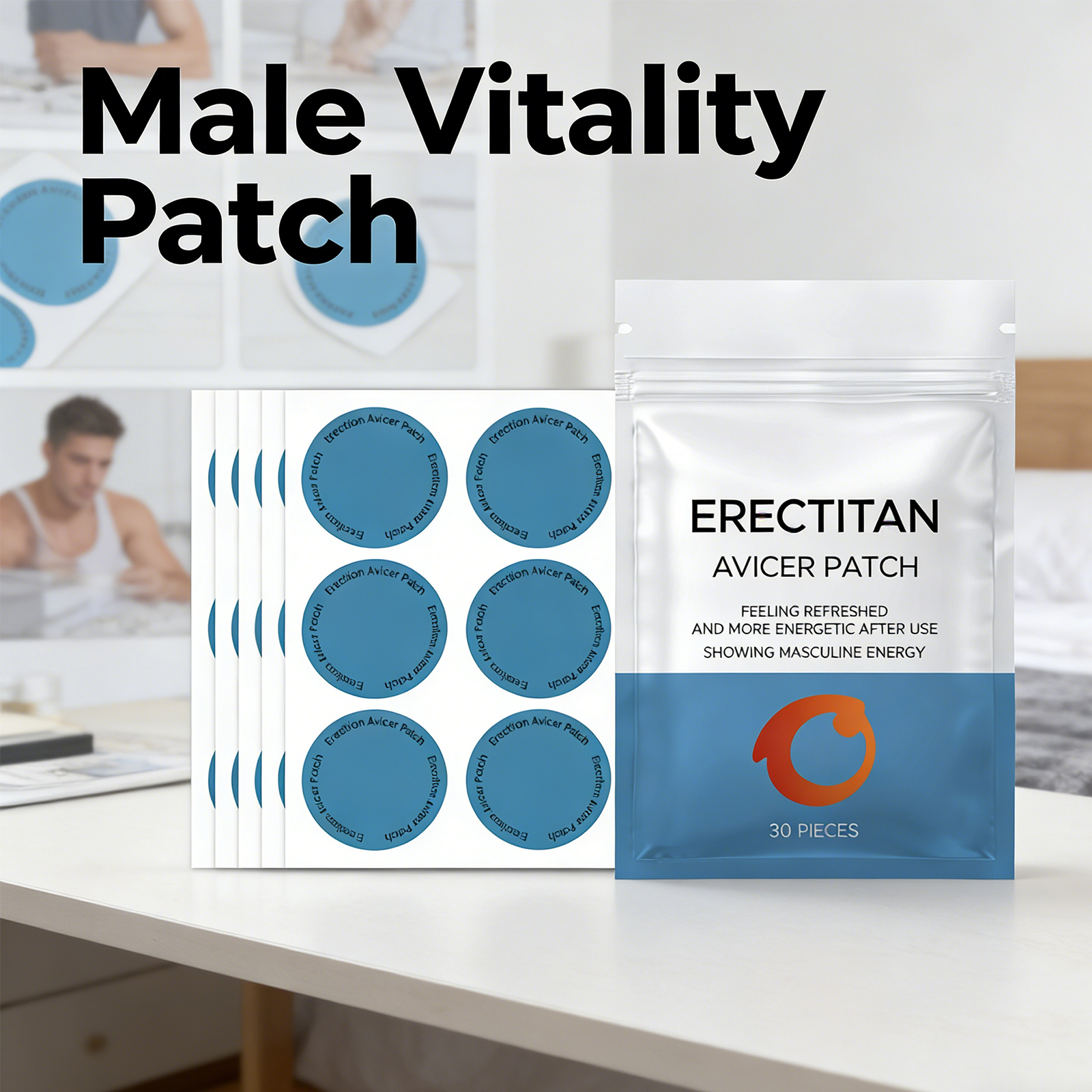 Health Wellness Vitality - Men Wellness Care Daily Male Vitality