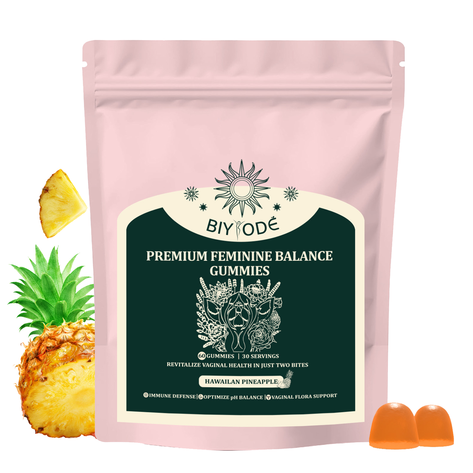 Health Wellness Gummies - Premium Feminine Balance Gummies for Women