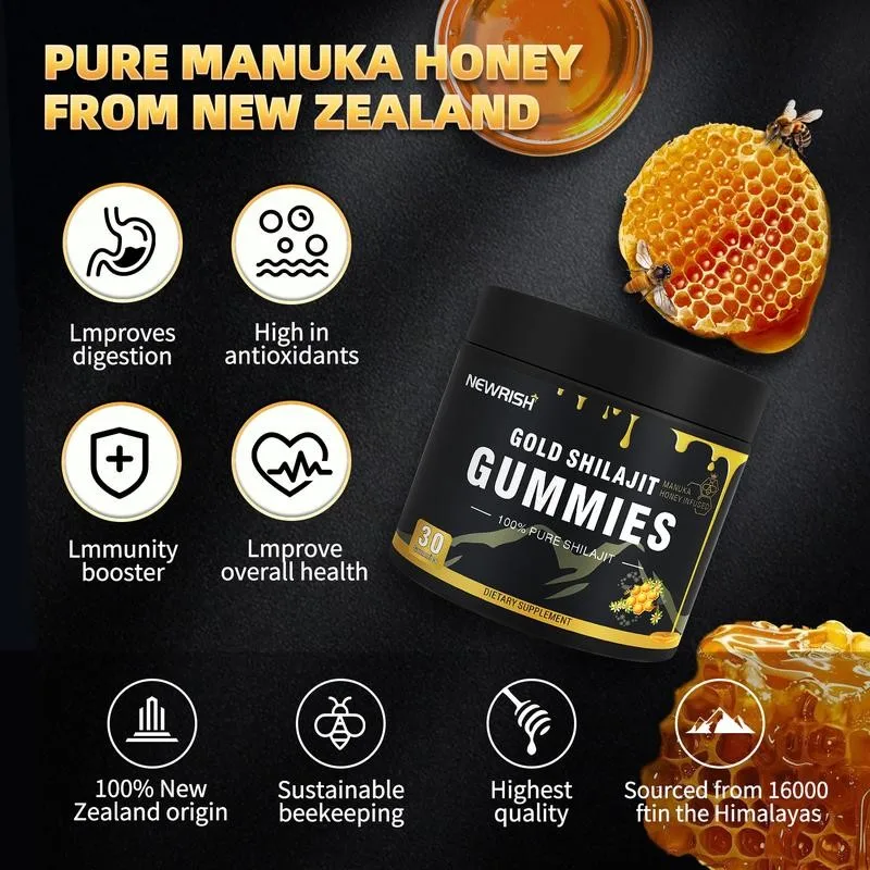 Gold Shilajit Gummies - Immune - Health Wellness Gummies recensione e prezzo