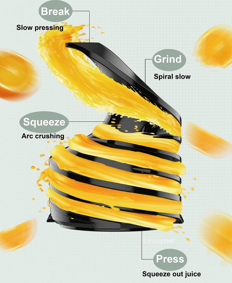 2L Low-speed Juicer Large Cali - Cold Press Juicer recensione e prezzo