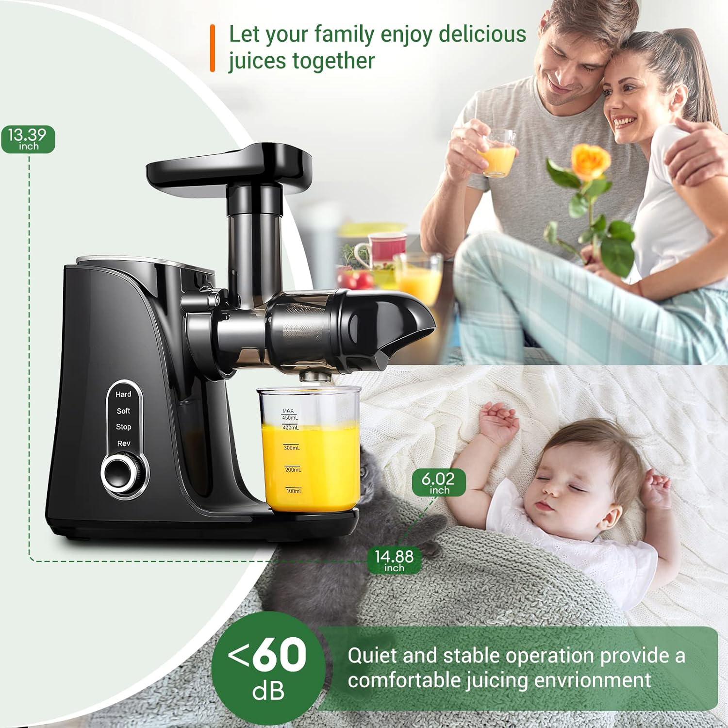 &* QANA Juicer Machines,Slow C - Cold Press Juicer recensione e prezzo